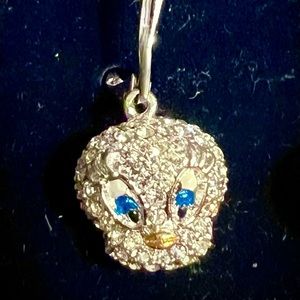Tweety Bird Earrings by Swarovski